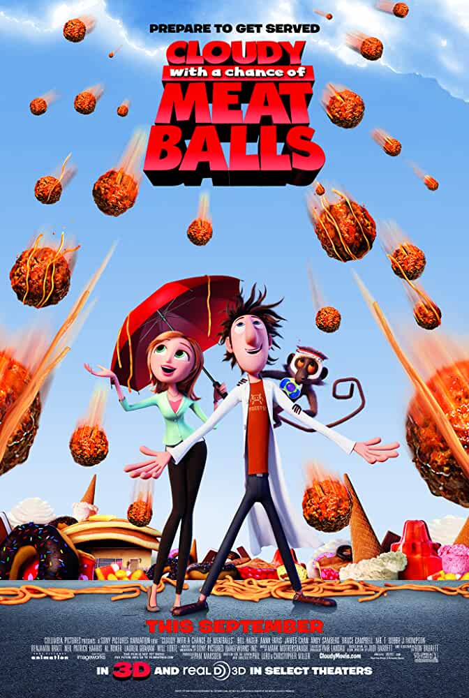 Cloudy with a Chance of Meatballs (2009) Dual Audio {Hindi-English} 480p [270MB] | 720p [800MB] | 1080p [2.7GB]